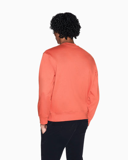 Crewneck sweatshirt with tone logo