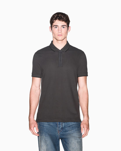 slim fit polo shirt in cotton piqué