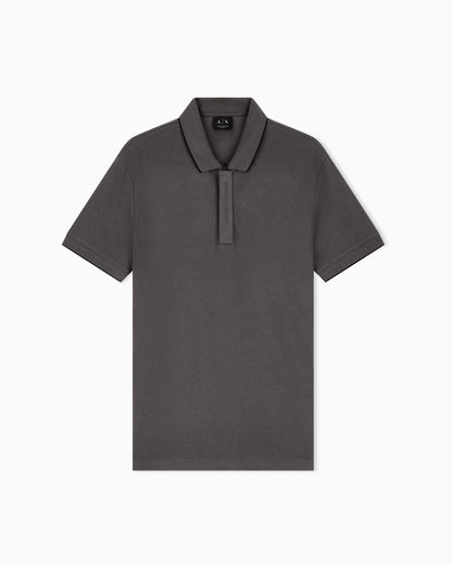 slim fit polo shirt in cotton piqué