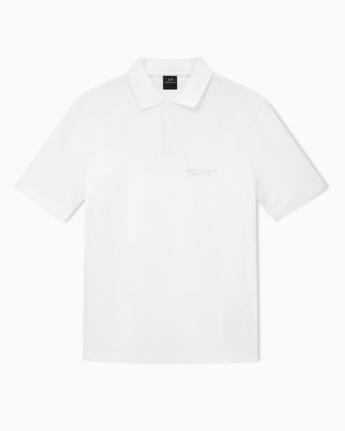 Regular fit polo in cotton pique with logo