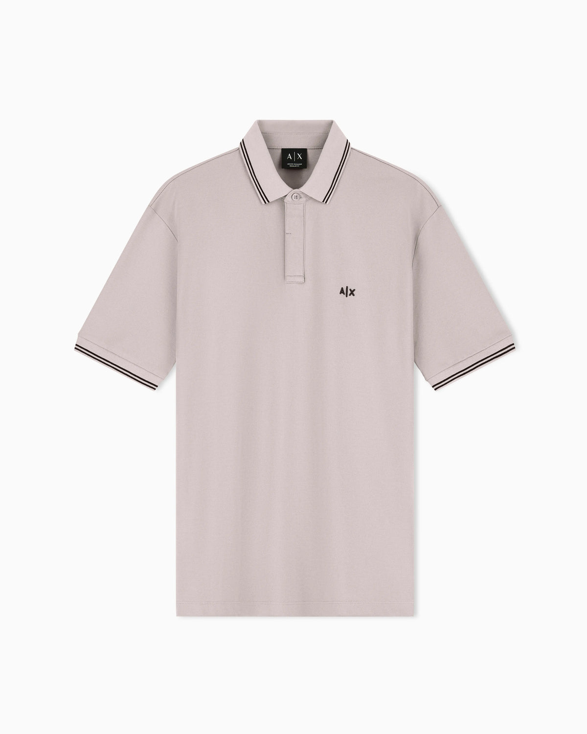 regular fit polo shirt in stretch cotton piquet