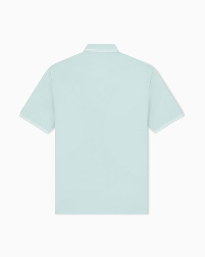regular fit polo shirt in stretch cotton piquet