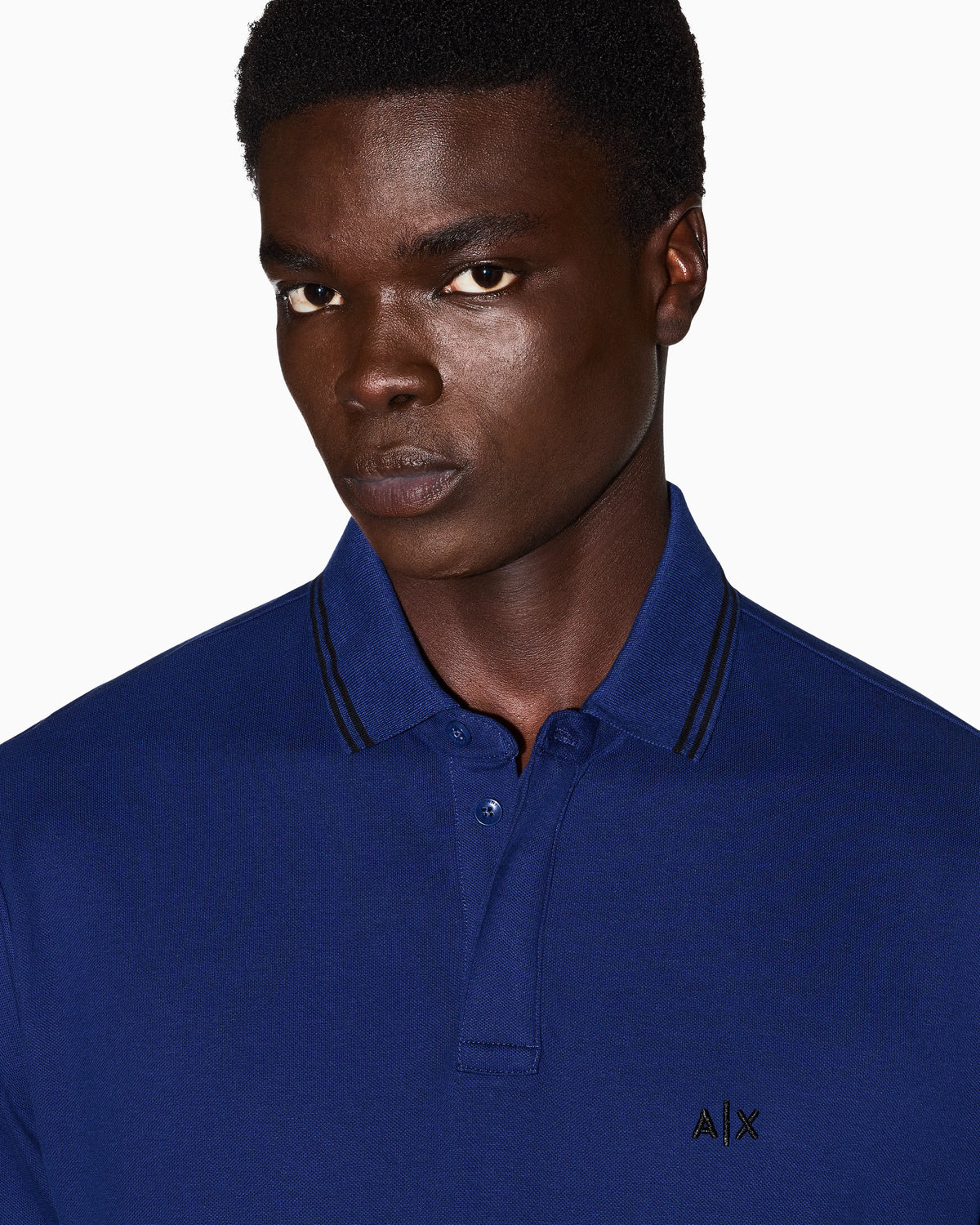 regular fit polo shirt in stretch cotton piquet