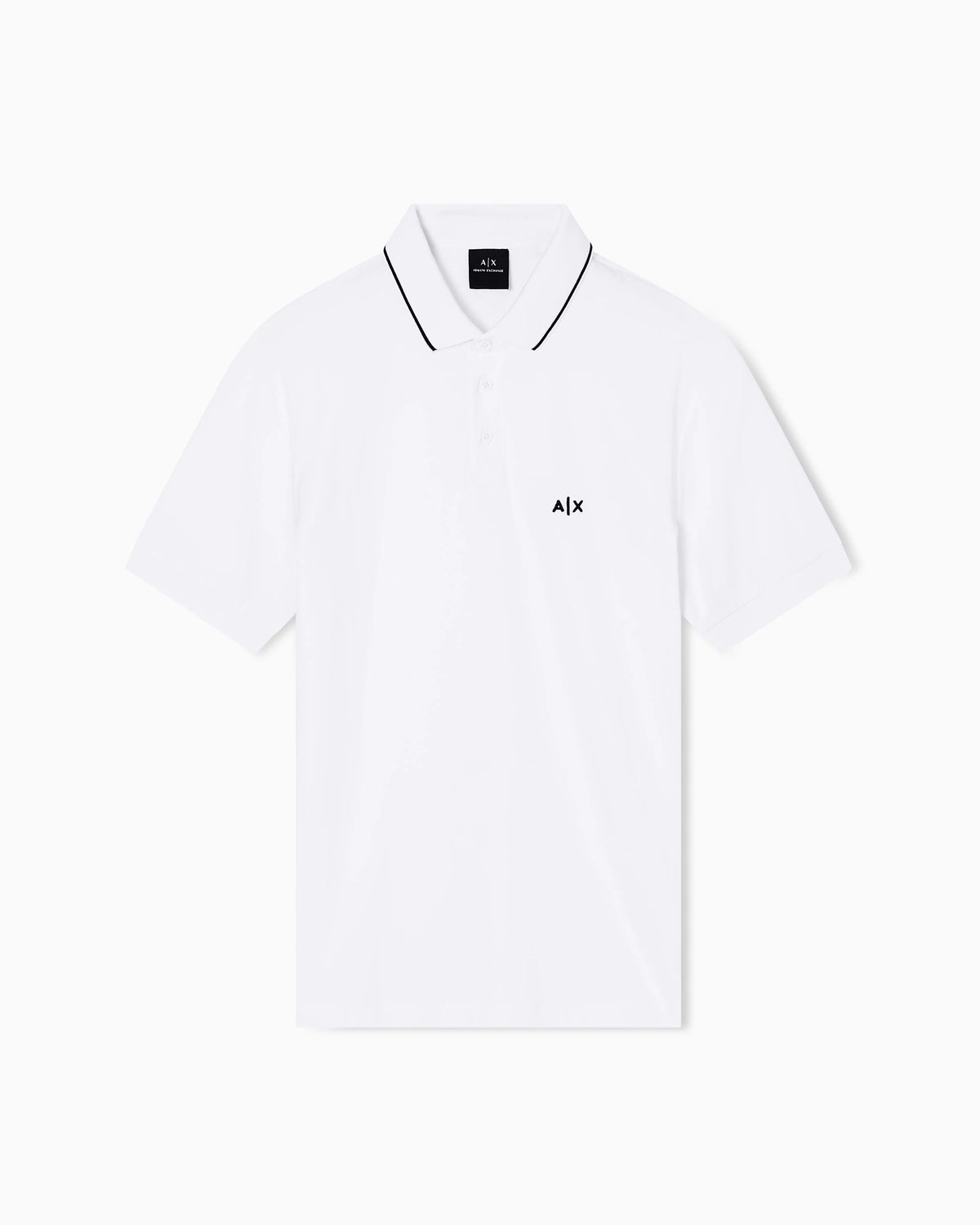 Slim-fit stretch cotton jersey polo shirt Essential