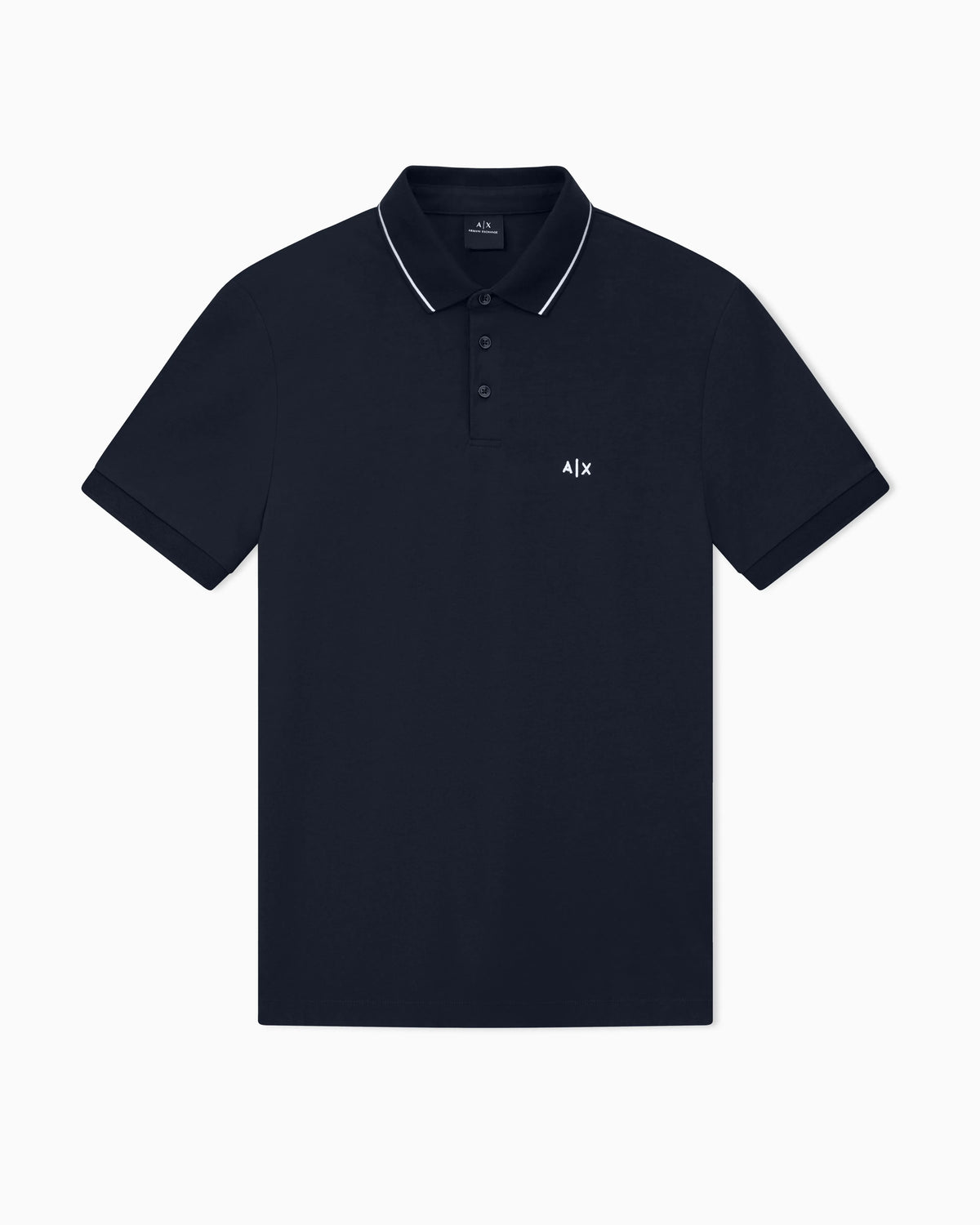 Slim-fit stretch cotton jersey polo shirt Essential