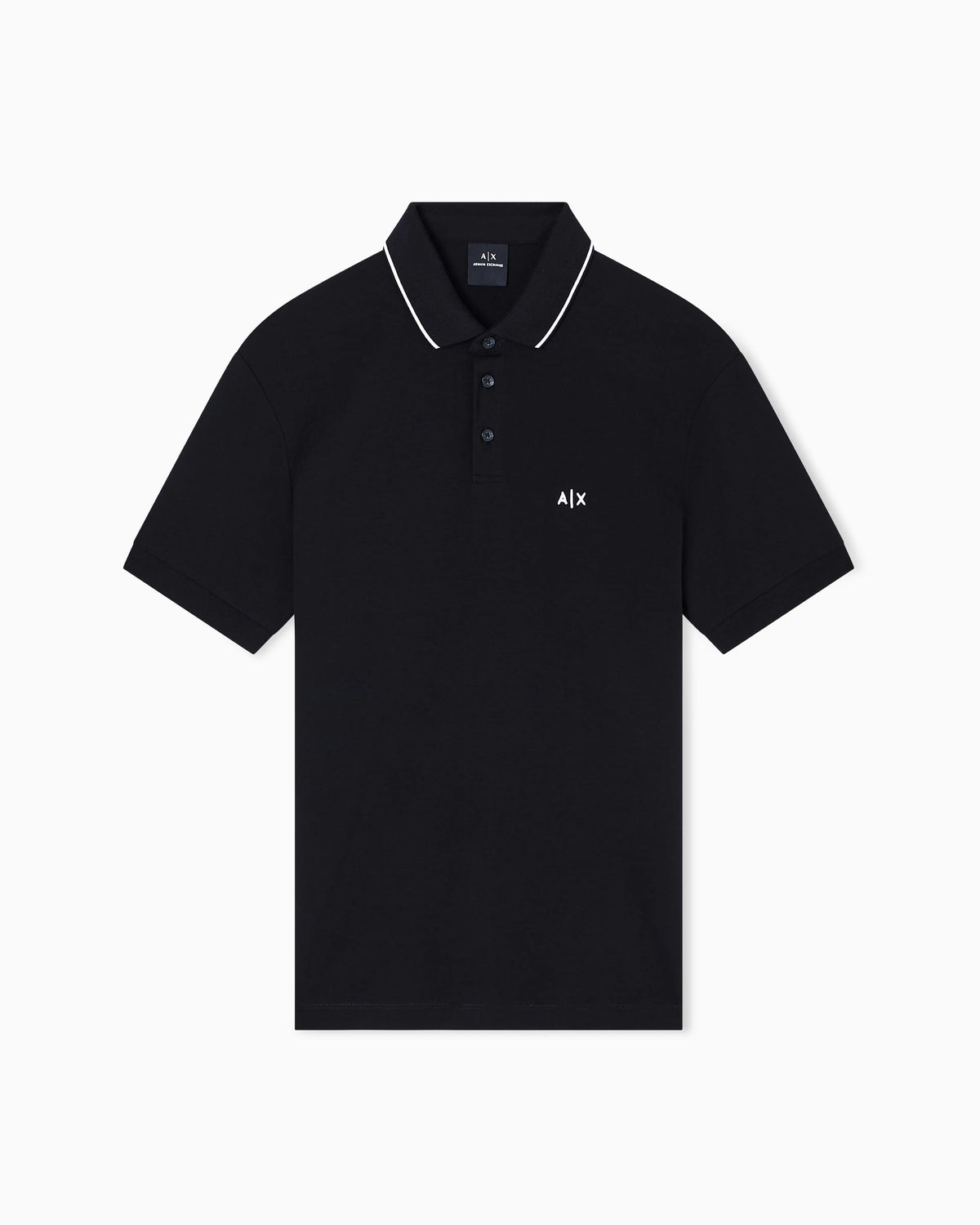 Slim-fit stretch cotton jersey polo shirt Essential
