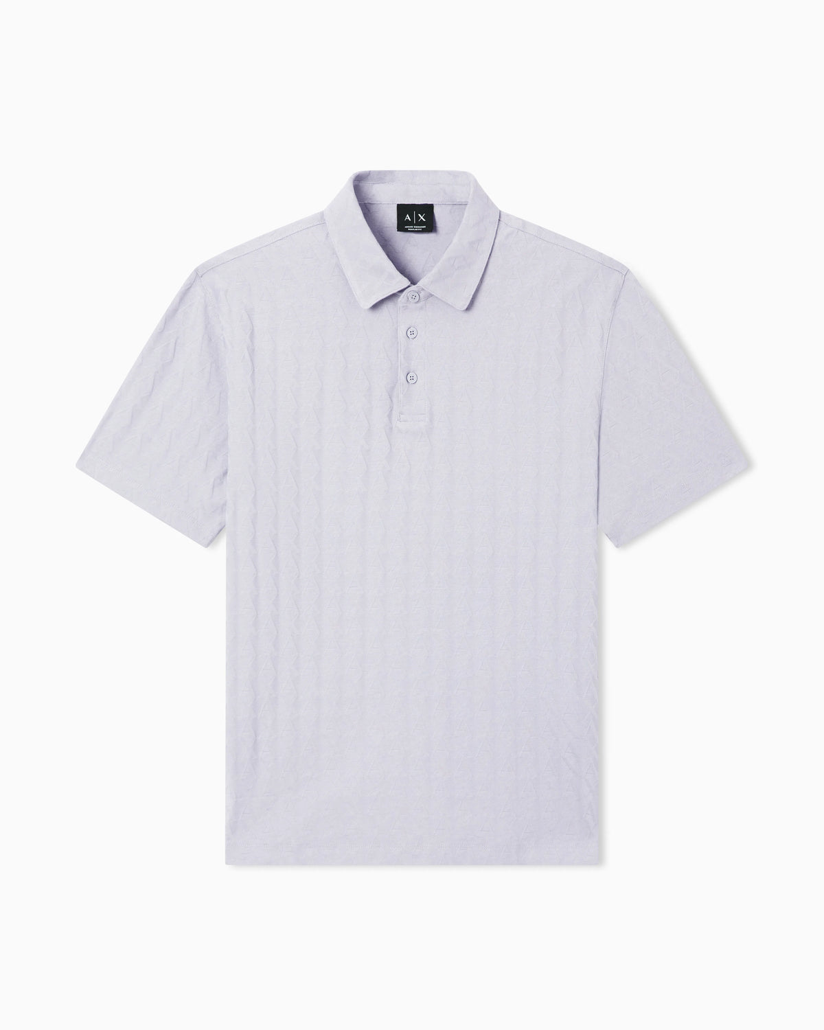 Textured polo shirt in mercerized cotton jersey Essential