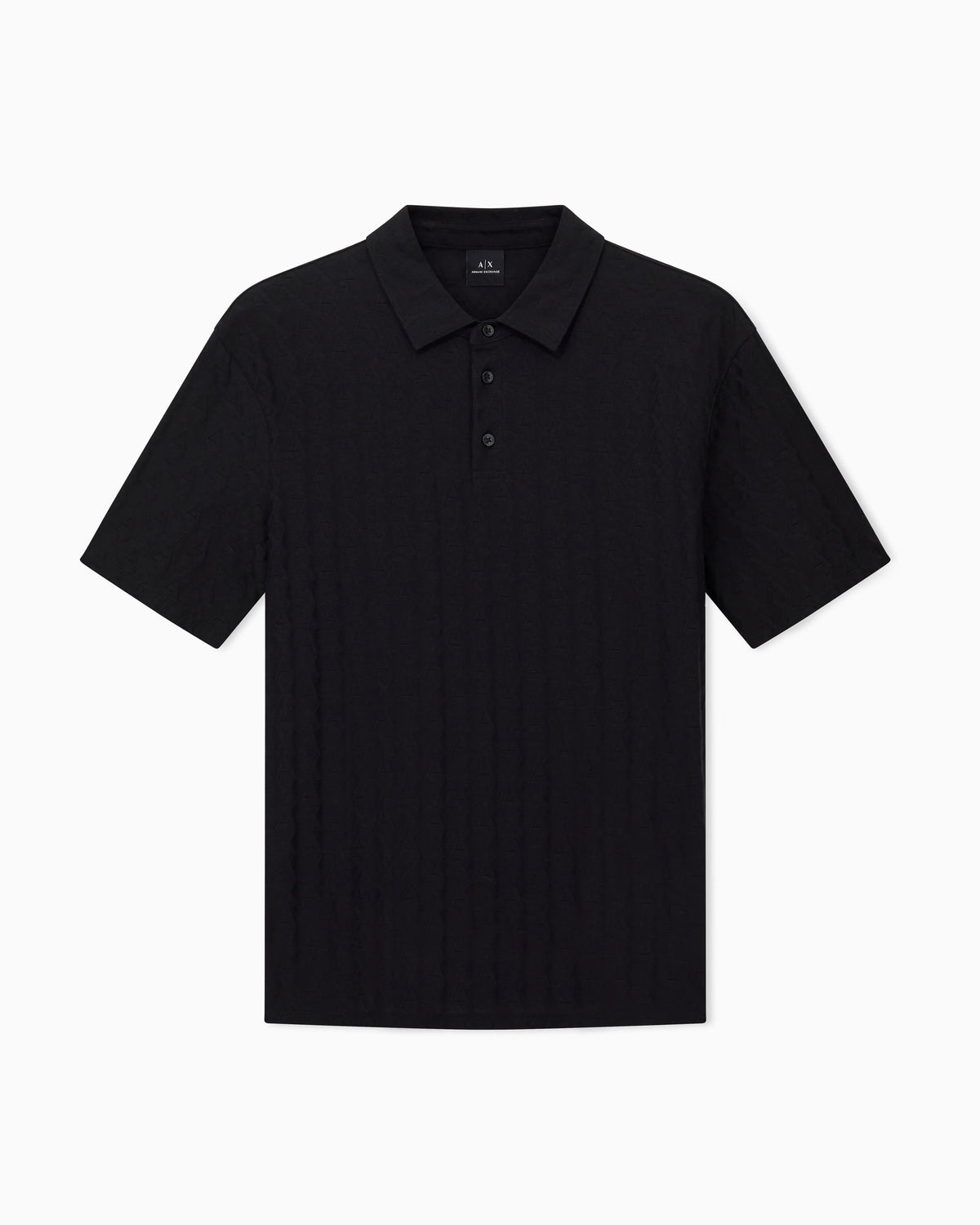 Textured polo shirt in mercerized cotton jersey Essential