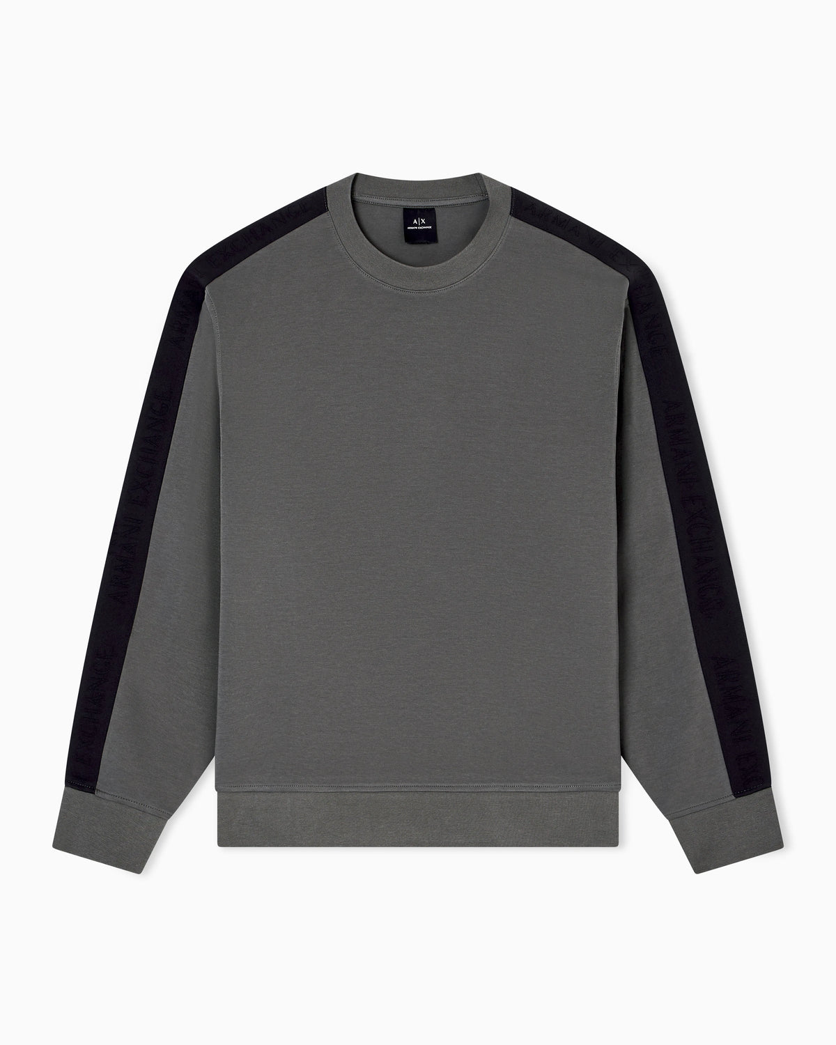 Logo sweatshirt in stretch cotton