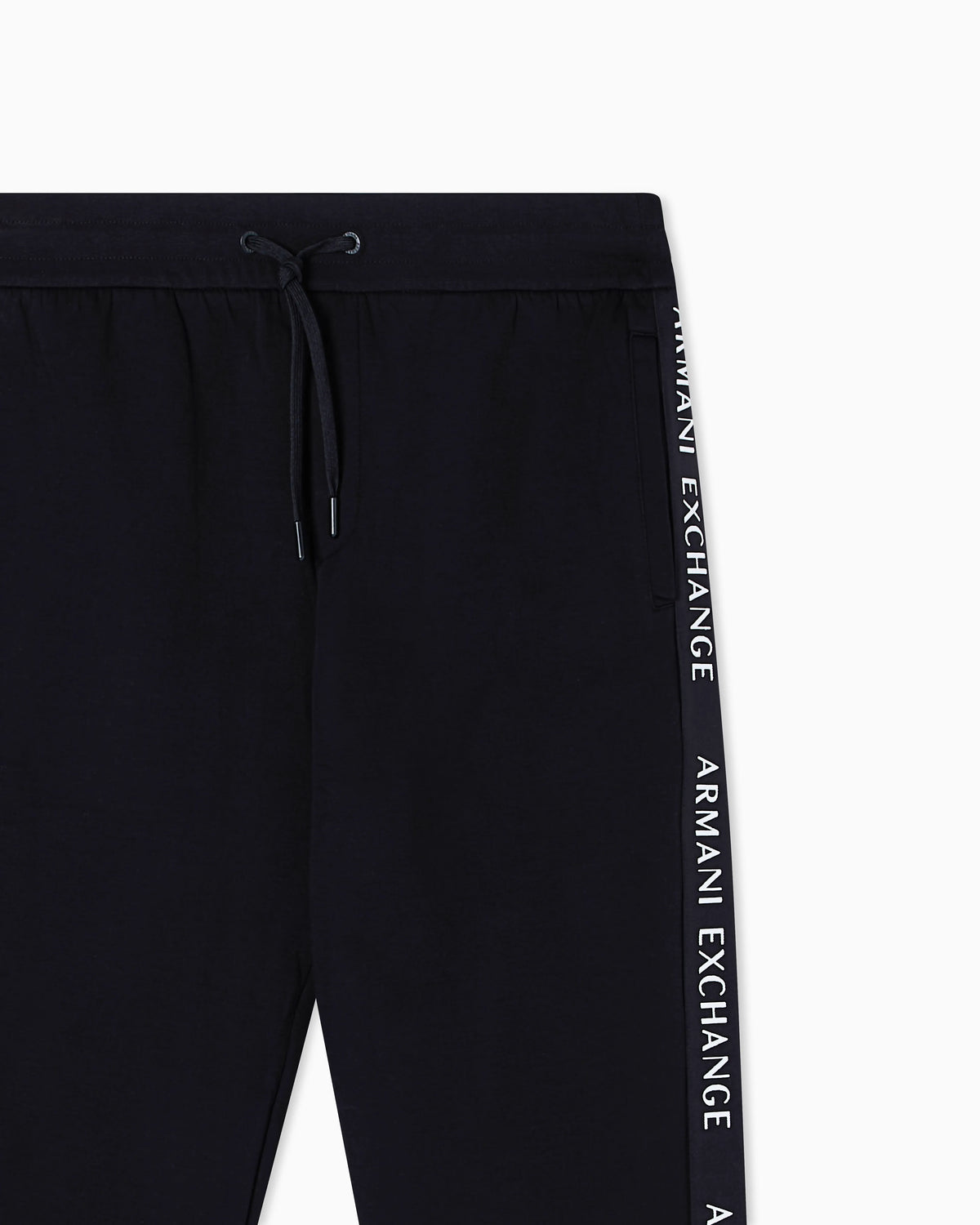 Striped pants in a stretch cotton blend