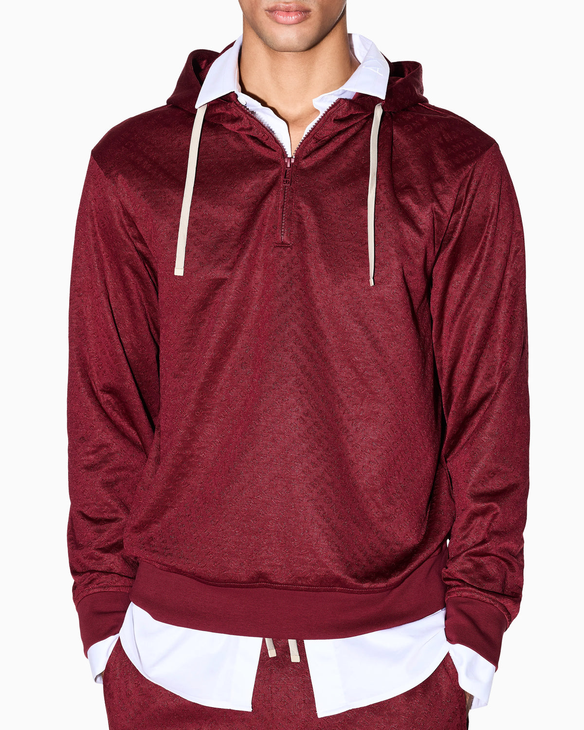 Micro texture hoodie