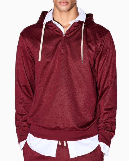 Micro texture hoodie