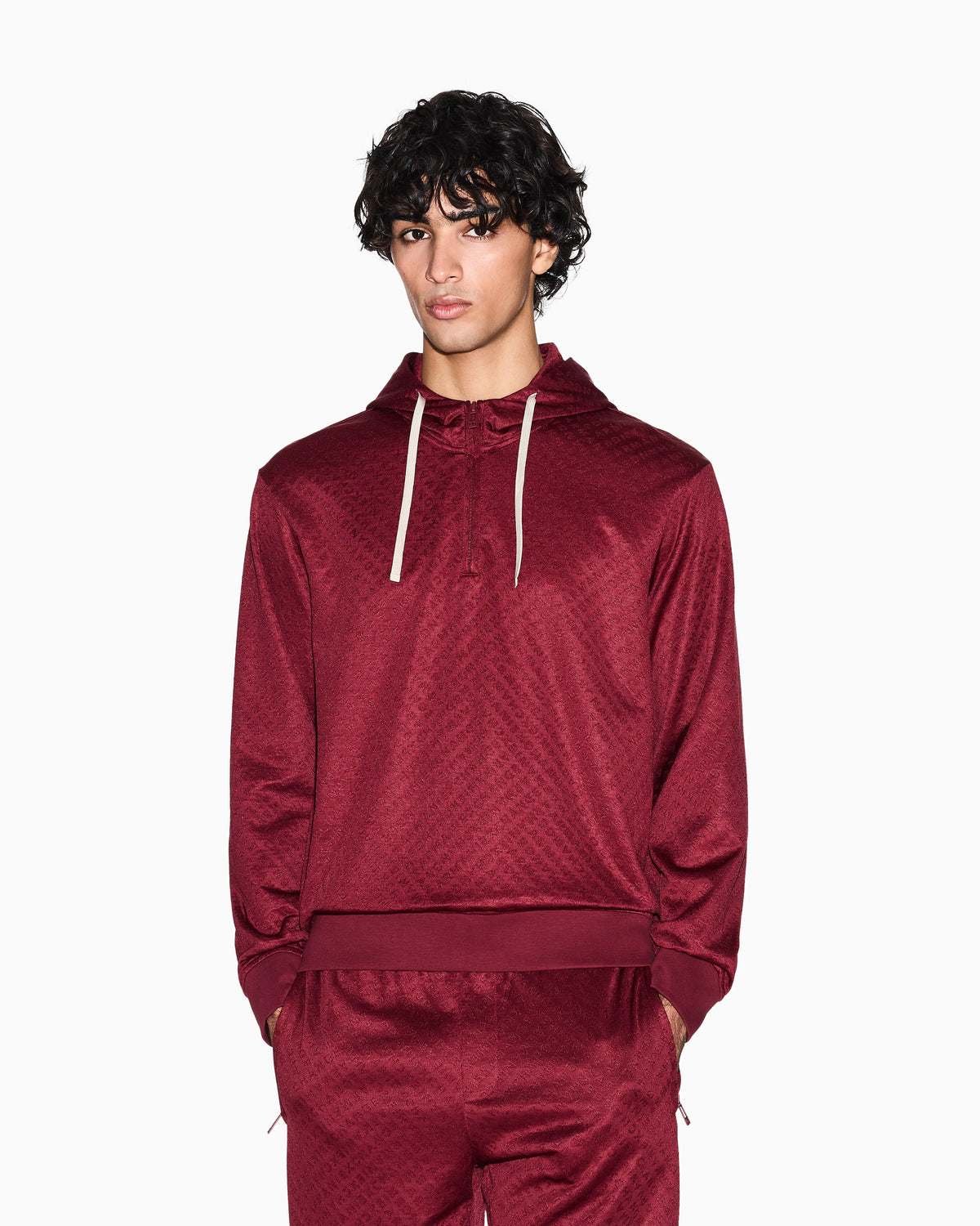 Micro texture hoodie