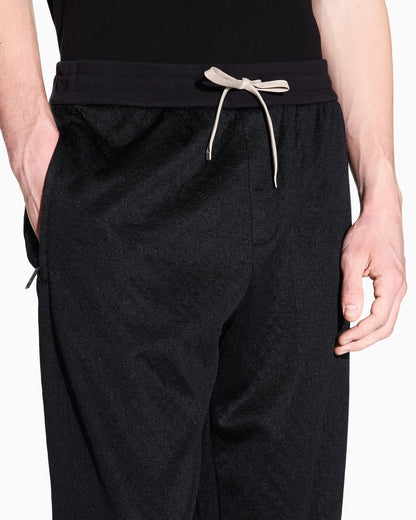 Micro-textured jogger pants