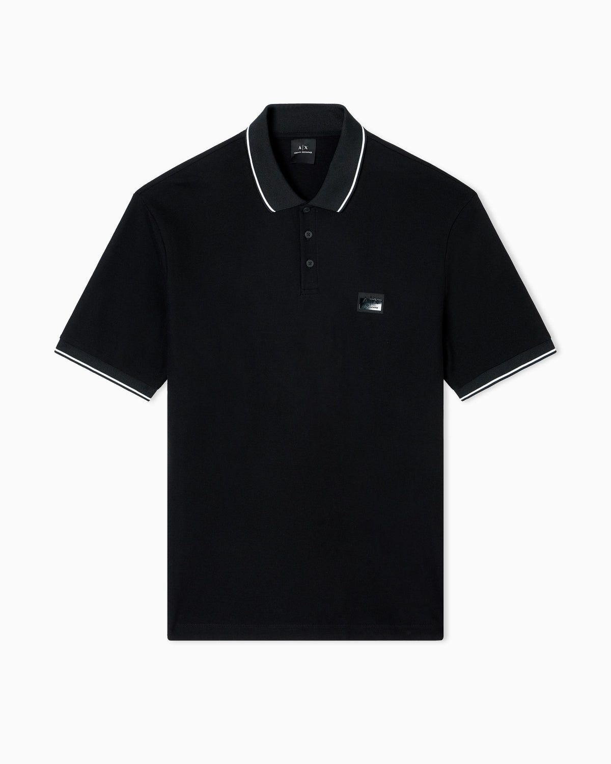 Regular fit polo shirt with contrasting profiles