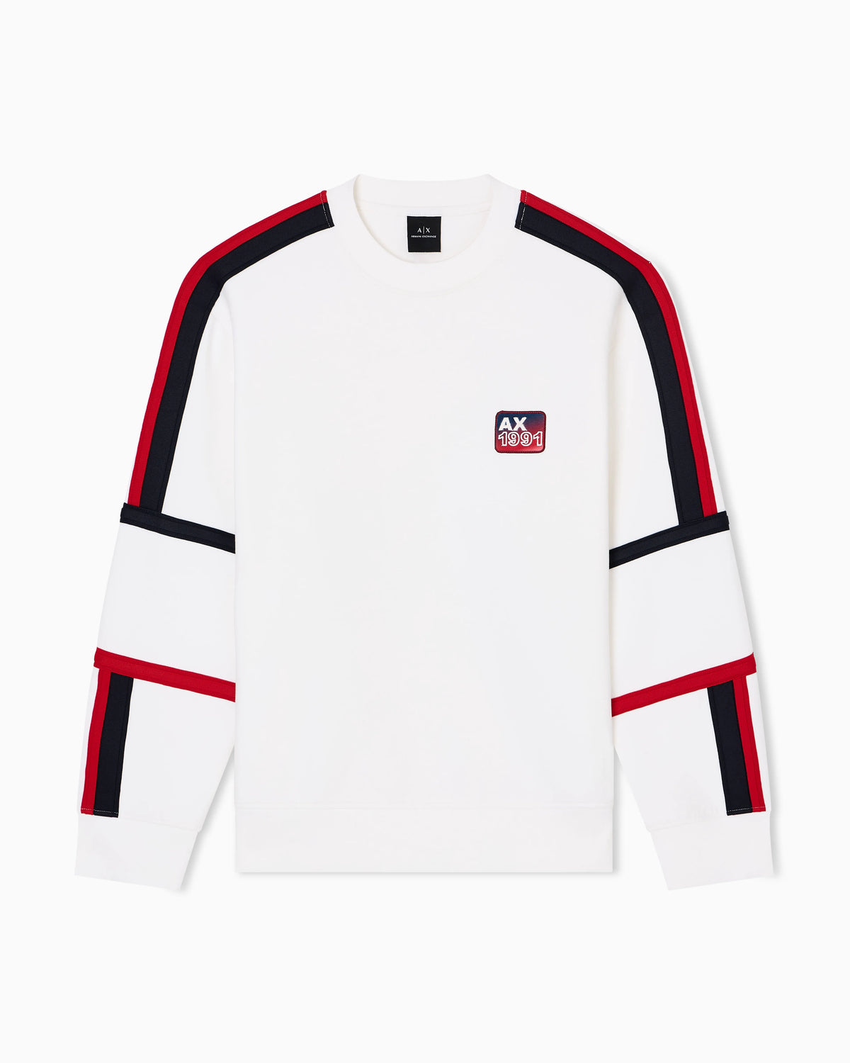 Sweatshirt with contrasting bands