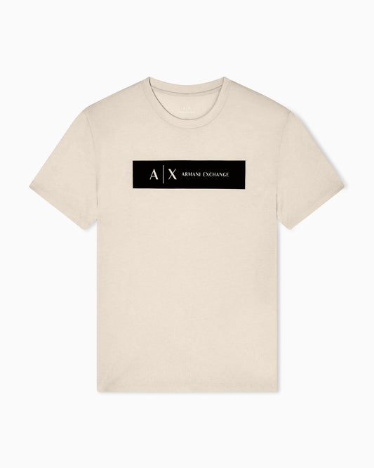 Regular fit T-shirt with rectangular logo