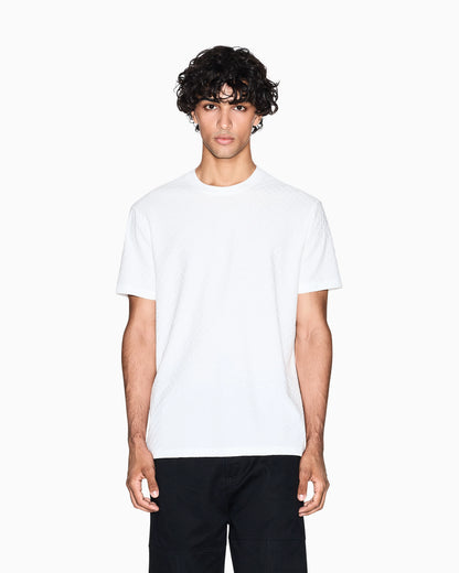 Regular fit t-shirt in jacquard fabric