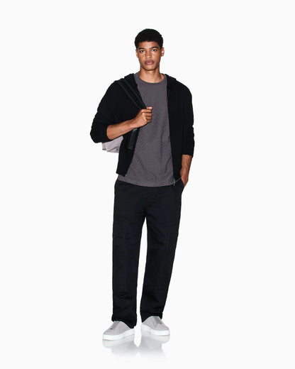 Regular fit t-shirt in jacquard fabric