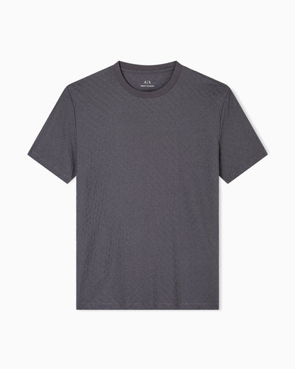 Regular fit t-shirt in jacquard fabric