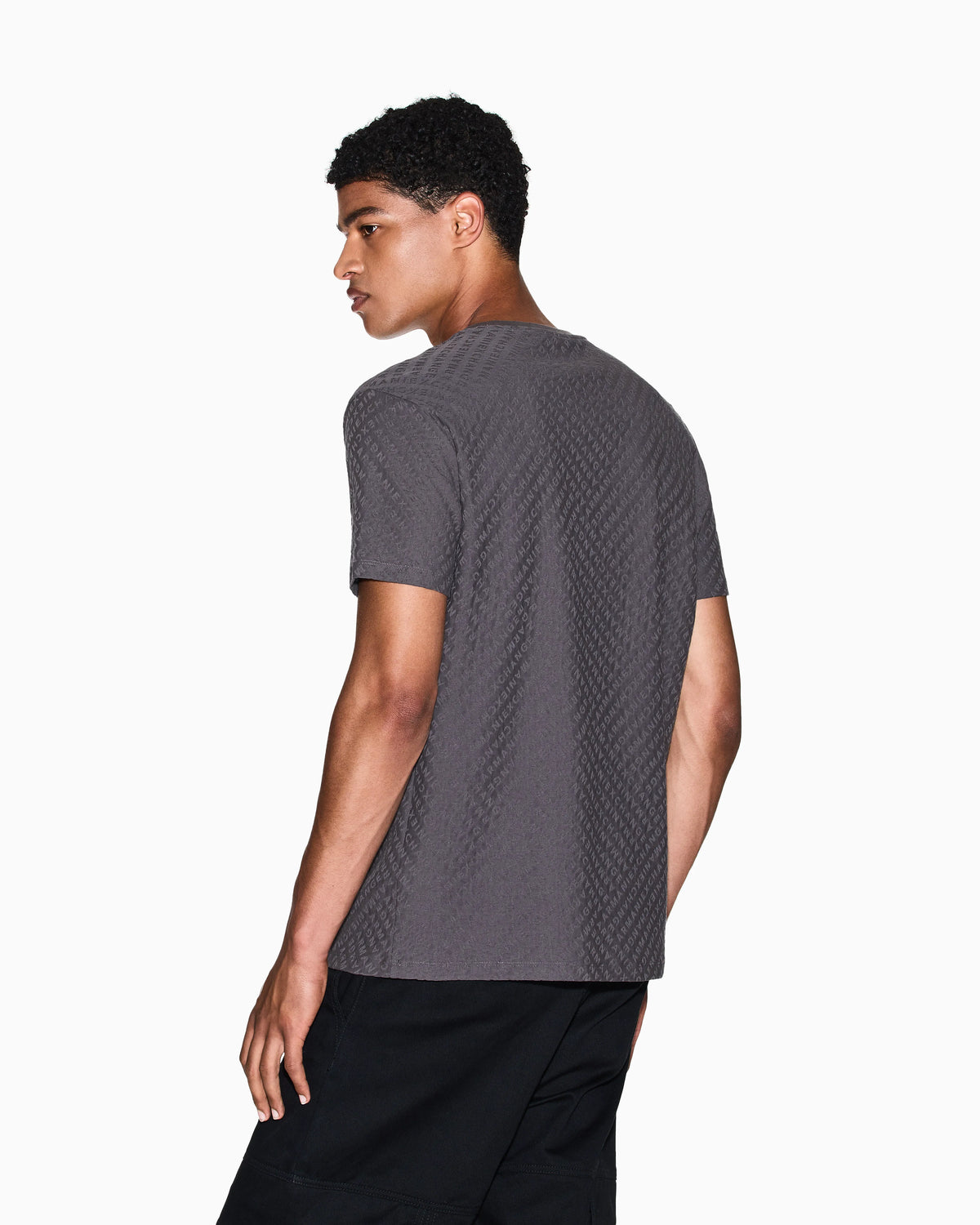 Regular fit t-shirt in jacquard fabric