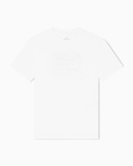 Regular fit T-shirt with embossed logo