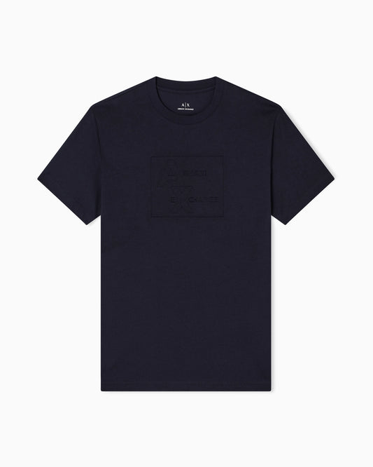 Regular fit T-shirt with embossed logo