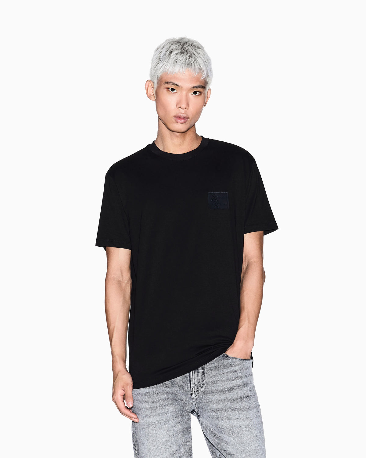 Regular fit T-shirt with patch