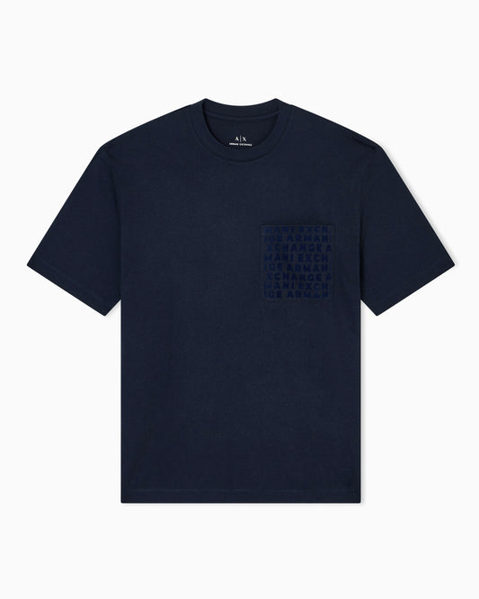 Regular fit T-shirt with logo pocket