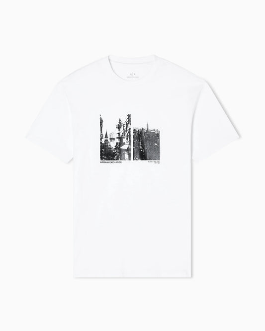 Regular fit T-shirt with city print