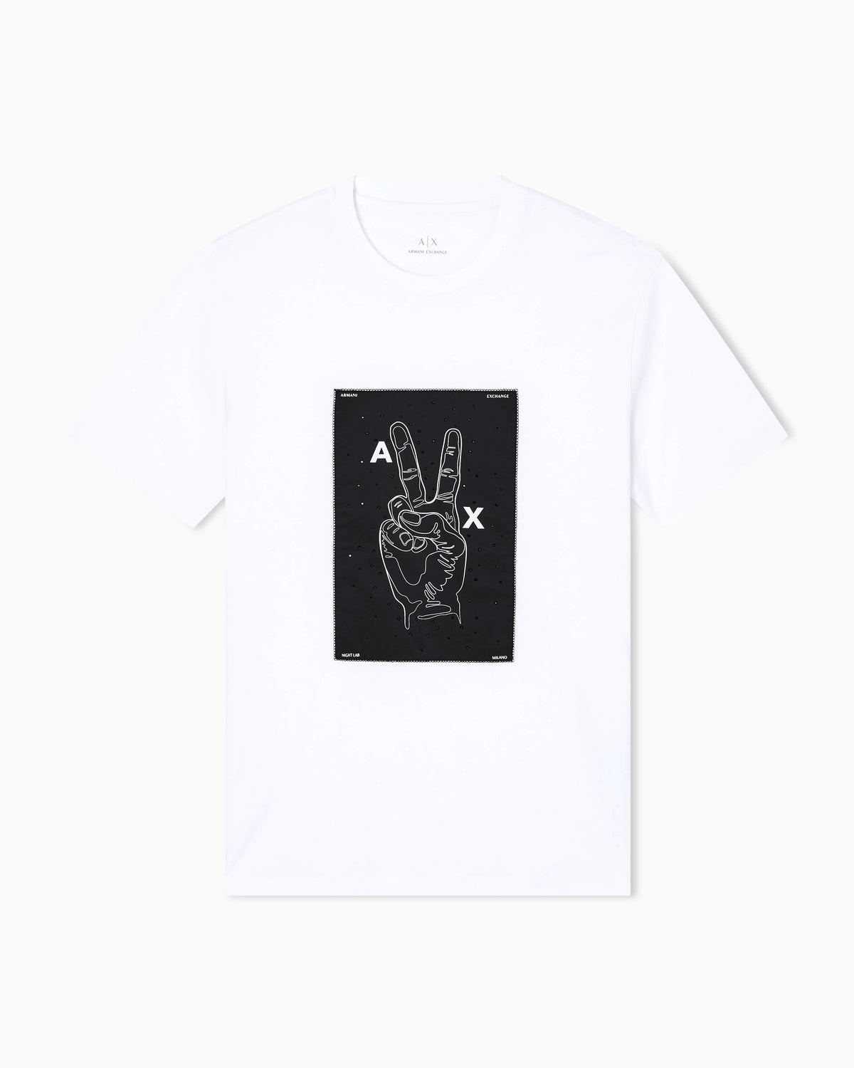 Cotton T-shirt with graphic application