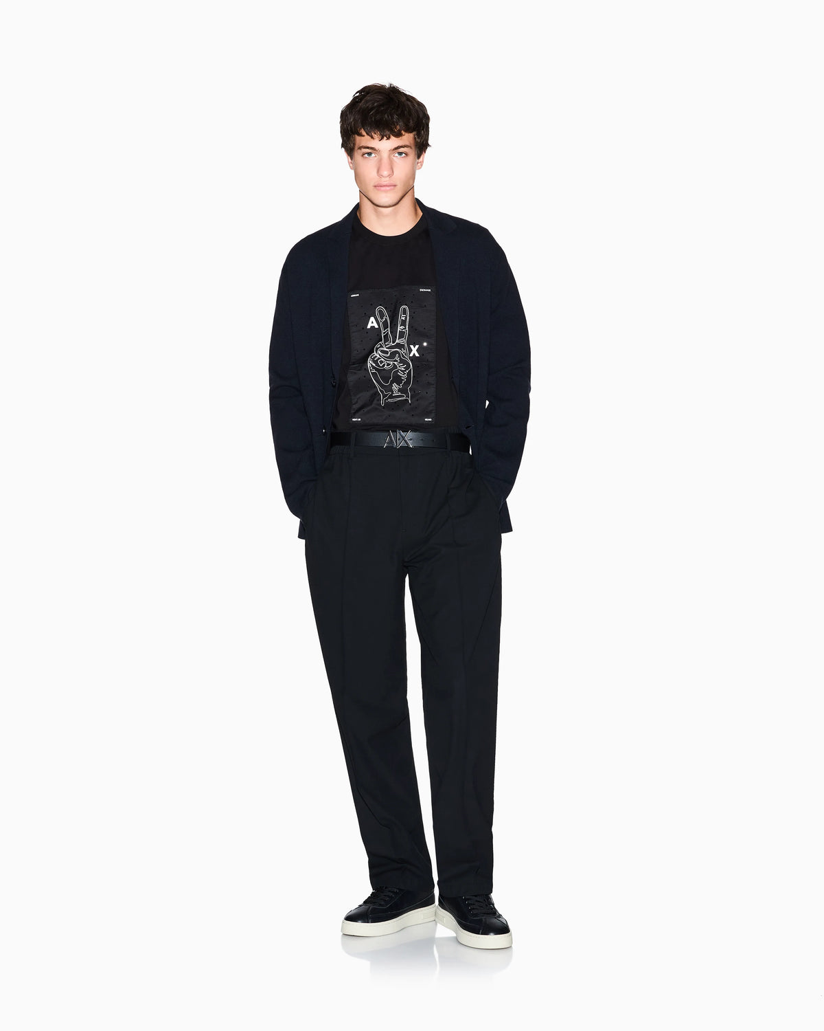 Cotton T-shirt with graphic application