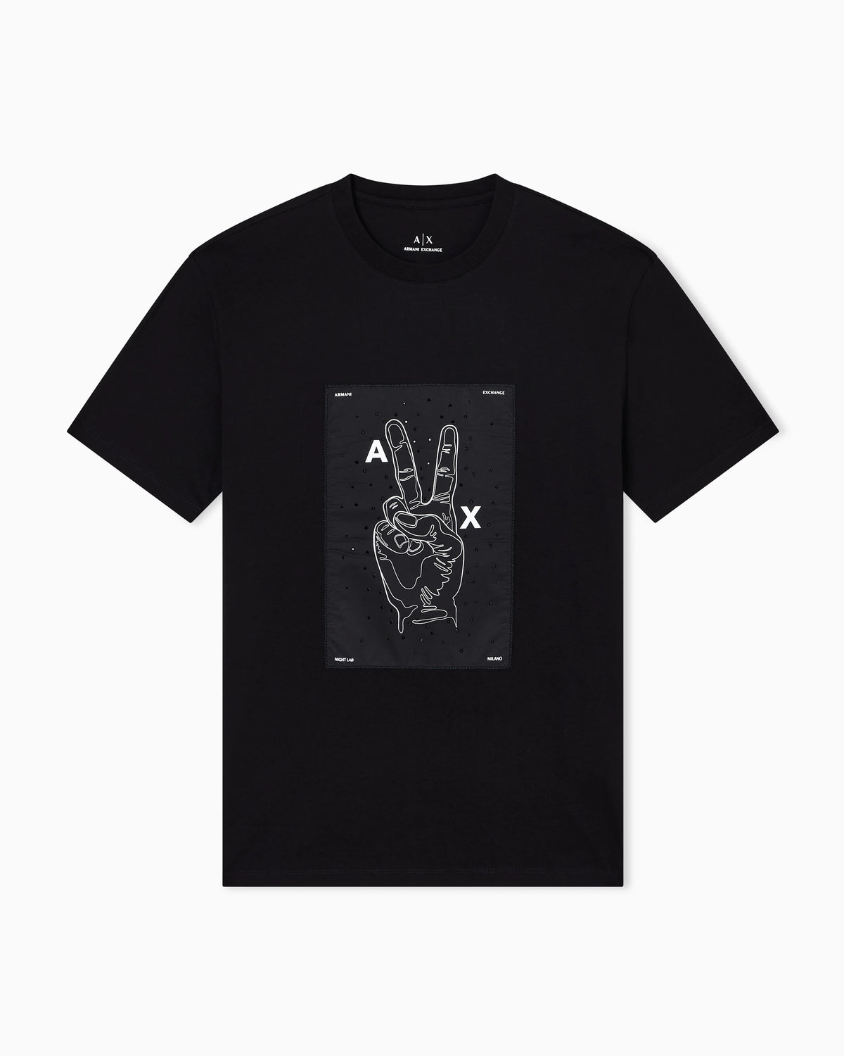 Cotton T-shirt with graphic application