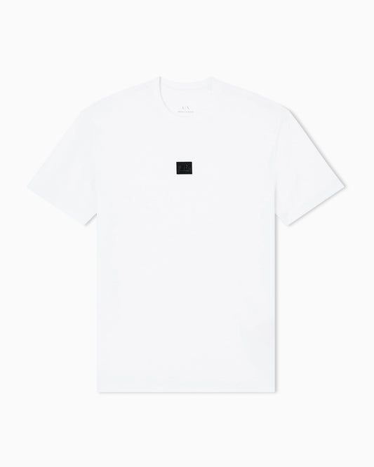 T-shirt with logo patch
