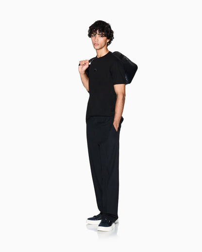 T-shirt with logo patch