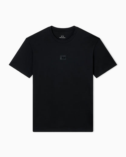 T-shirt with logo patch