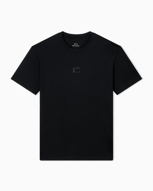 T-shirt with logo patch