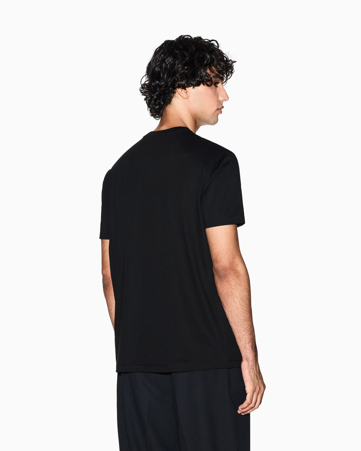 T-shirt with logo patch