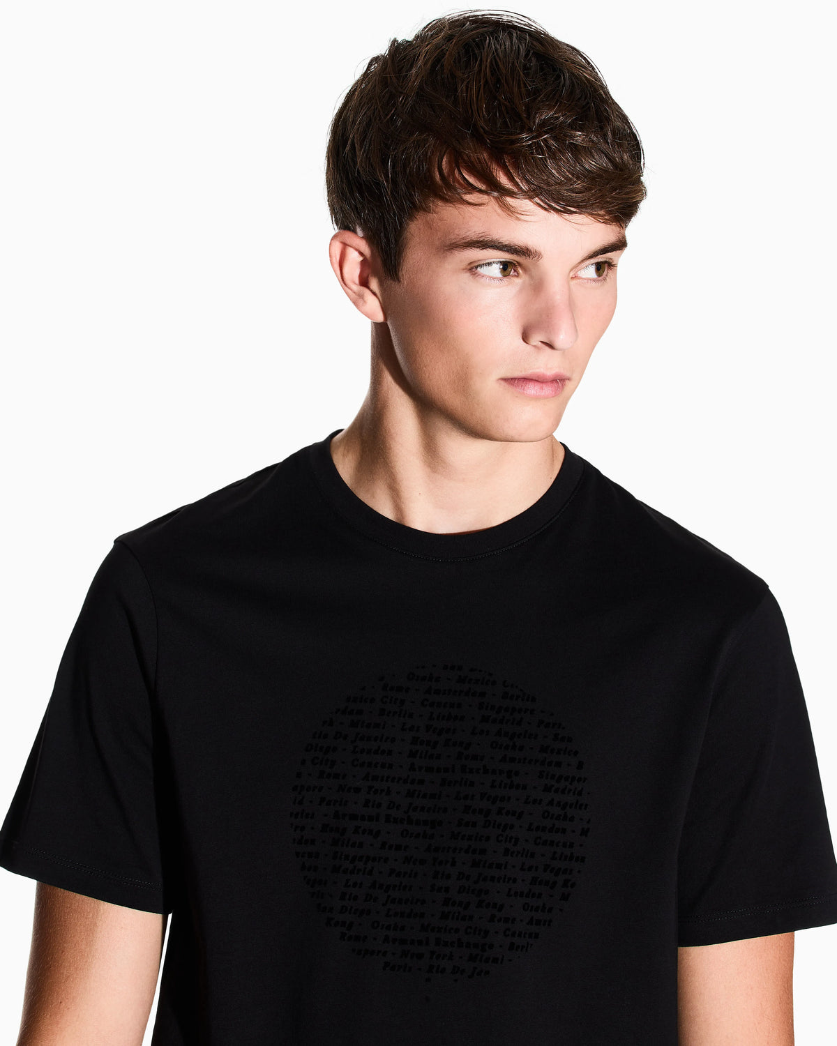 Slim fit circle print T-shirt
