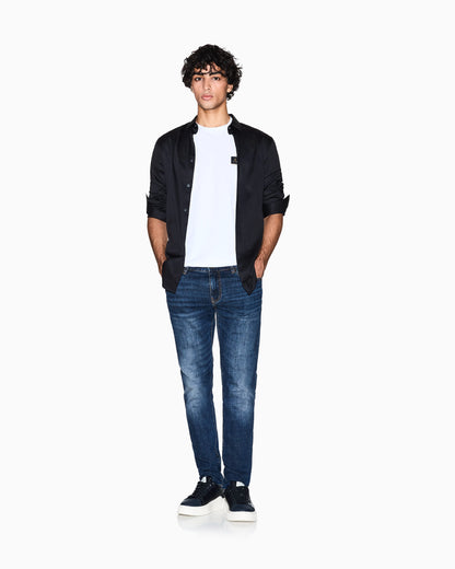 Stretch denim skinny jeans