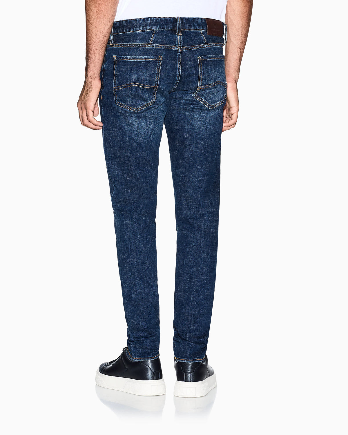 Stretch denim skinny jeans
