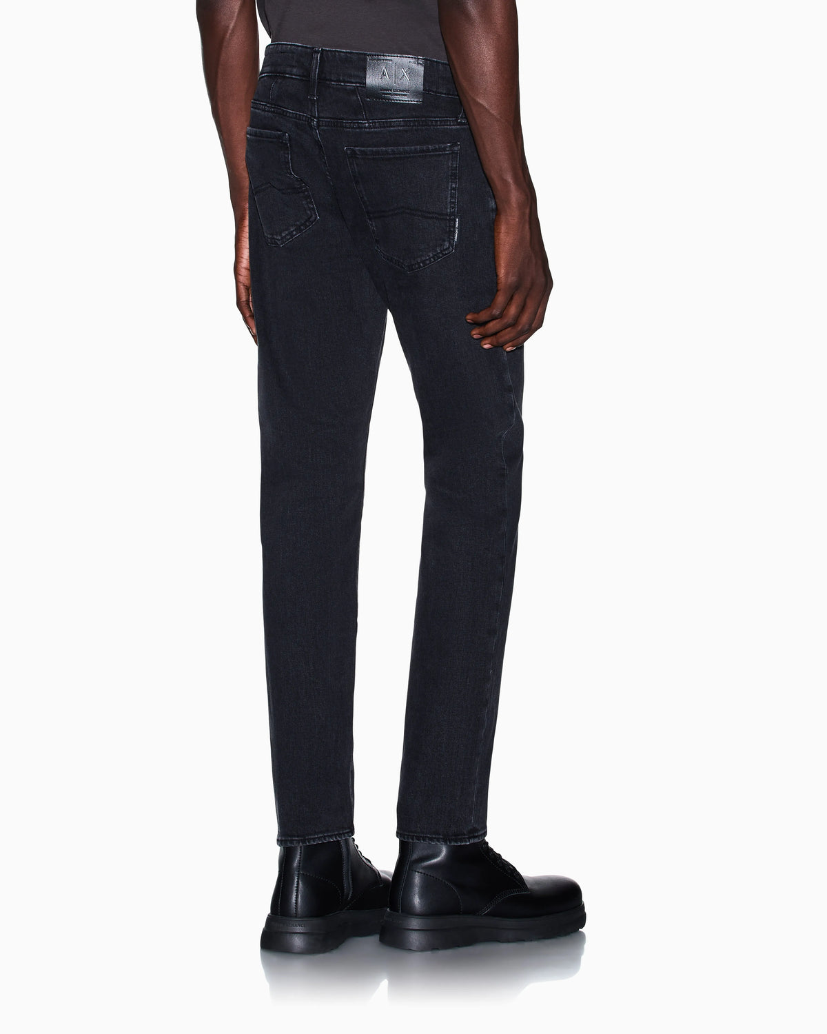 Skinny fit 5 pockets pant in denim stretch washed