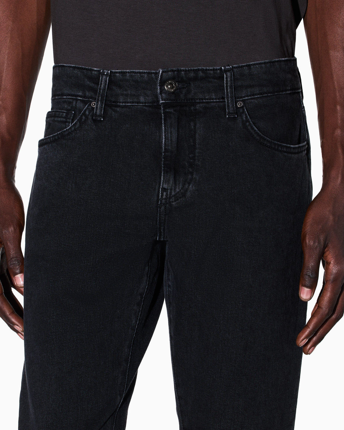 Skinny fit 5 pockets pant in denim stretch washed