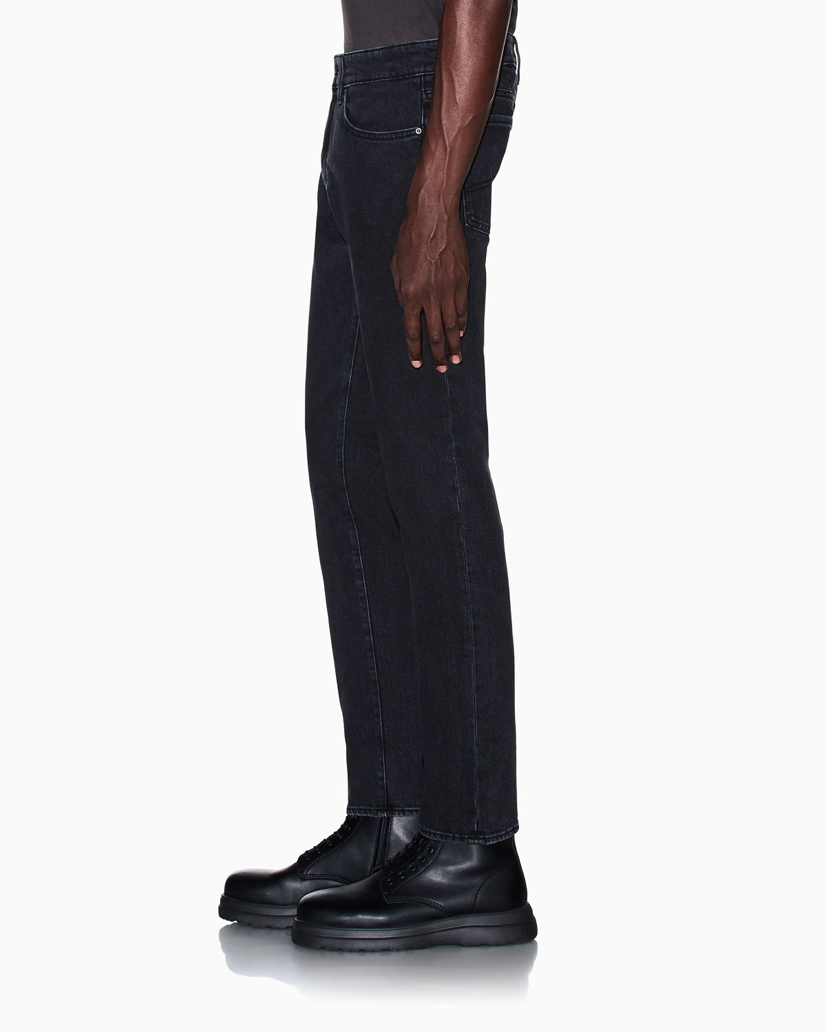Skinny fit 5 pockets pant in denim stretch washed
