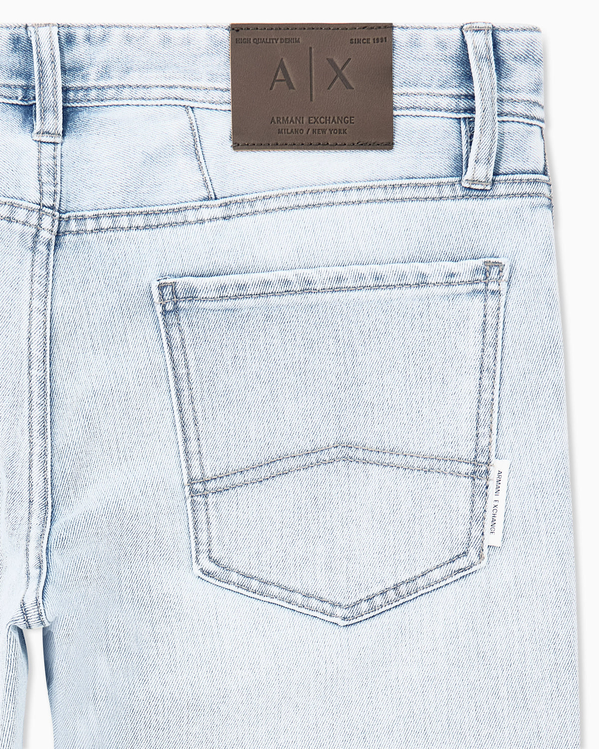 Skinny fit 5 Pockets Pant washed cotton-blend denim