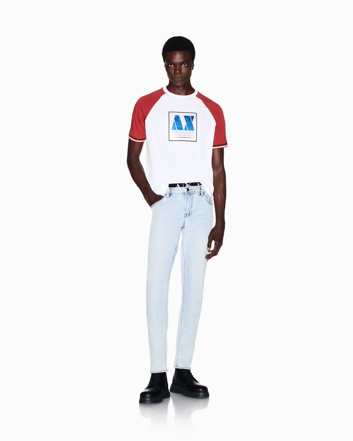 Skinny fit 5 Pockets Pant washed cotton-blend denim