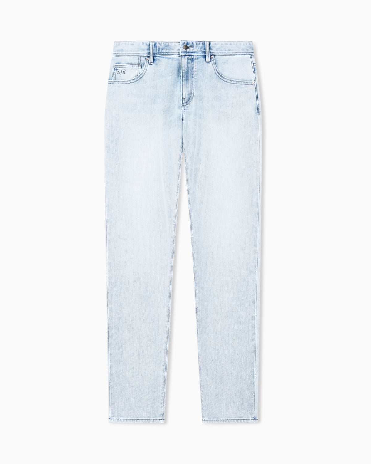 Skinny fit 5 Pockets Pant washed cotton-blend denim