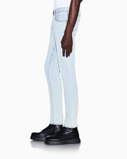 Skinny fit 5 Pockets Pant washed cotton-blend denim