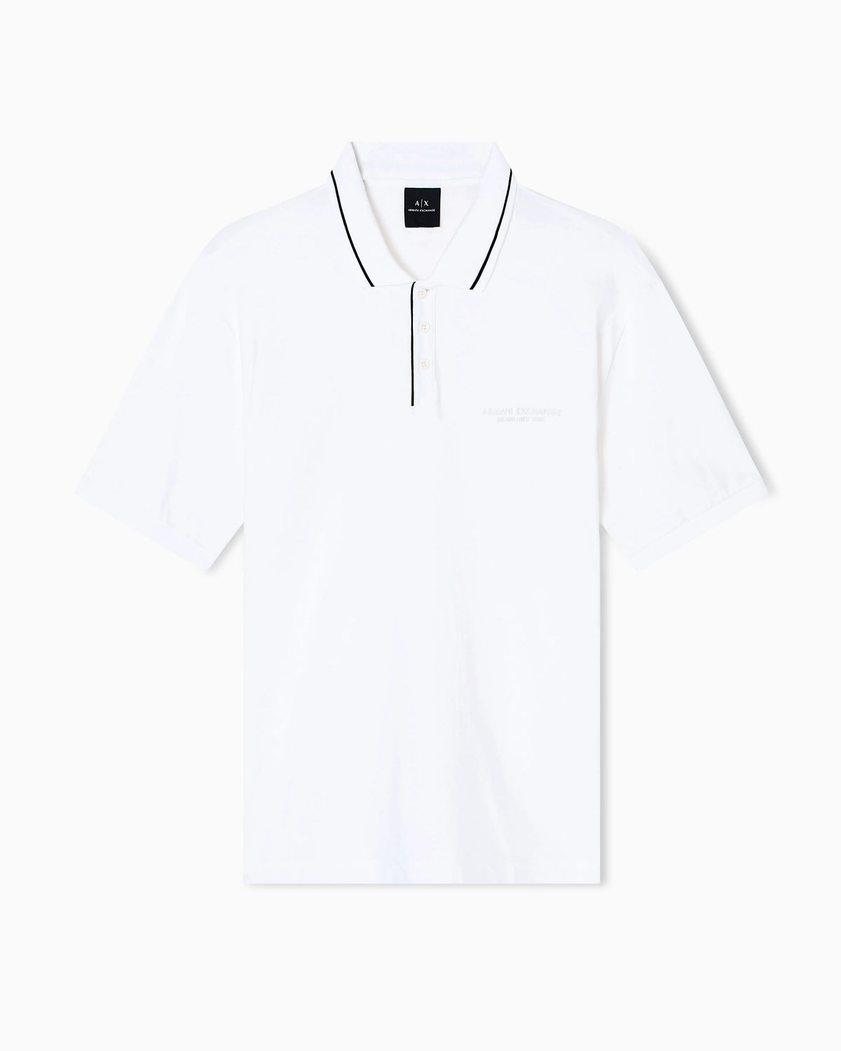 Polo shirt in stretch cotton with contrast trim Essential
