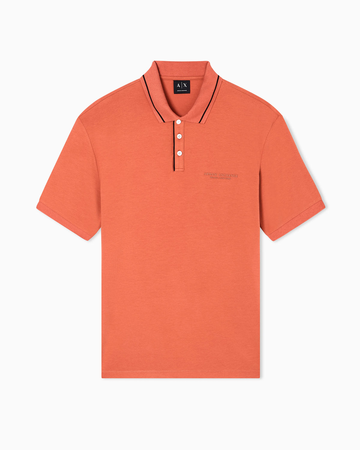 Polo shirt in stretch cotton with contrast trim Essential